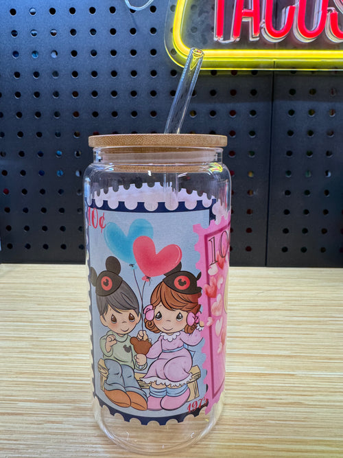 Characters Glass cup 16 oz