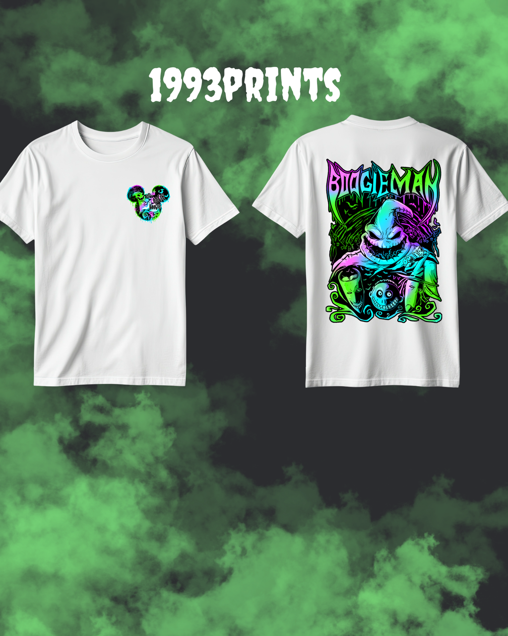 Spooky Oogie Boogie Neon Tee