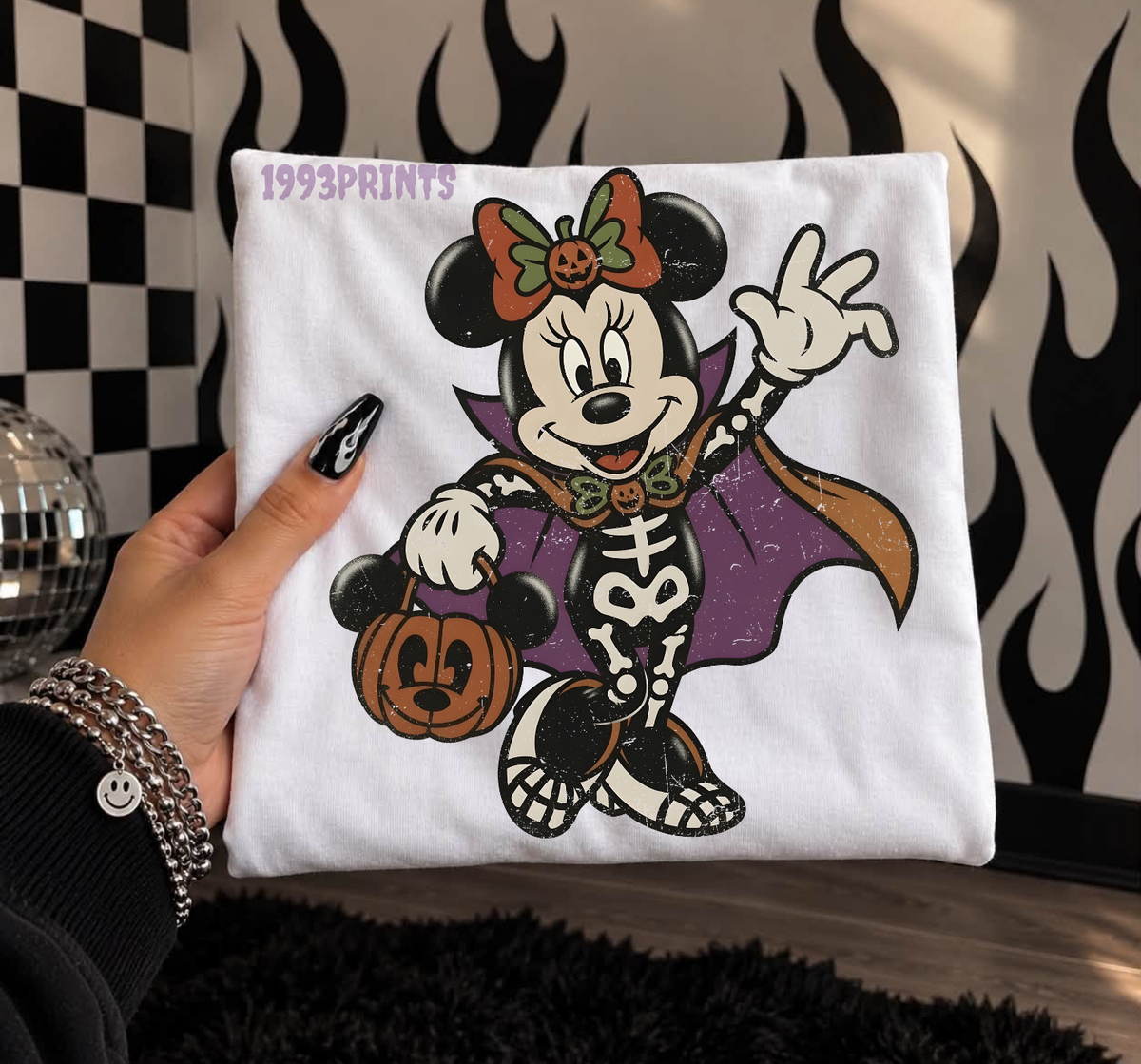 Mouse Vintage Vampire Costume Couple  Tee