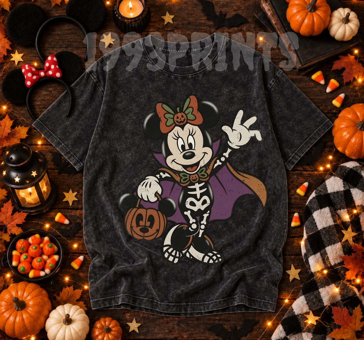 Mouse Vintage Vampire Costume Couple  Tee