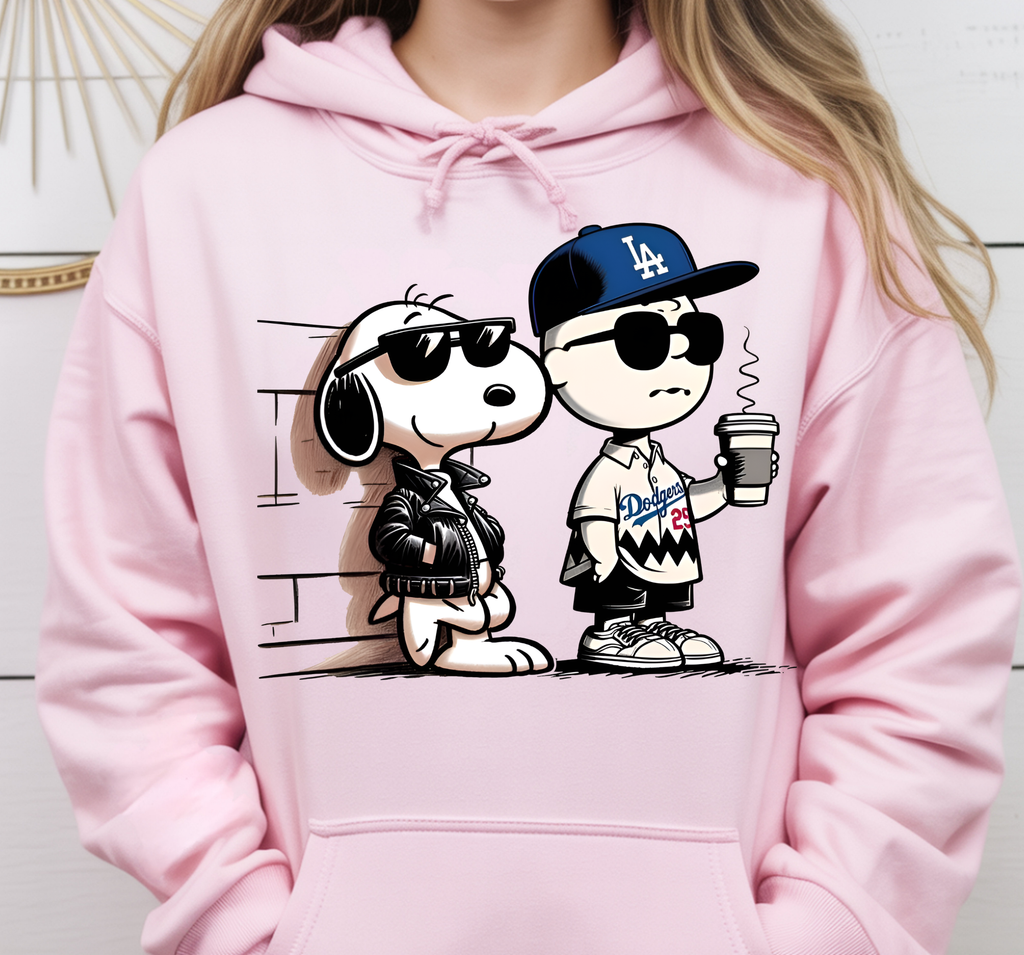 Charlie B. & Snoopy Los Angeles Dodgers vibes